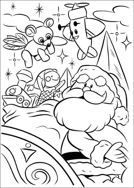 Santa from Rudolph Coloring Game Santa from Rudolph