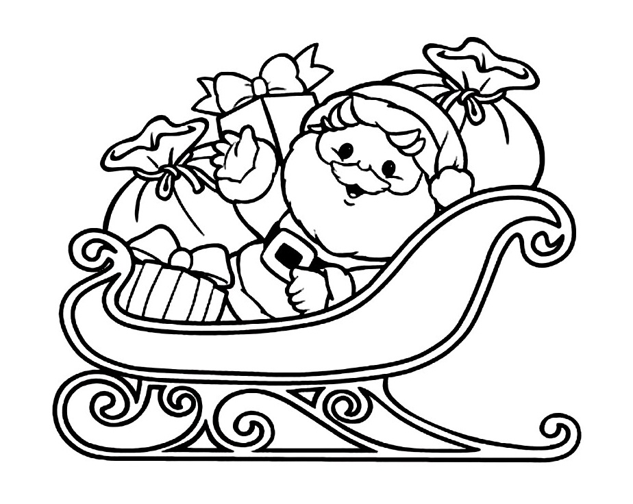 Santa on Sleigh