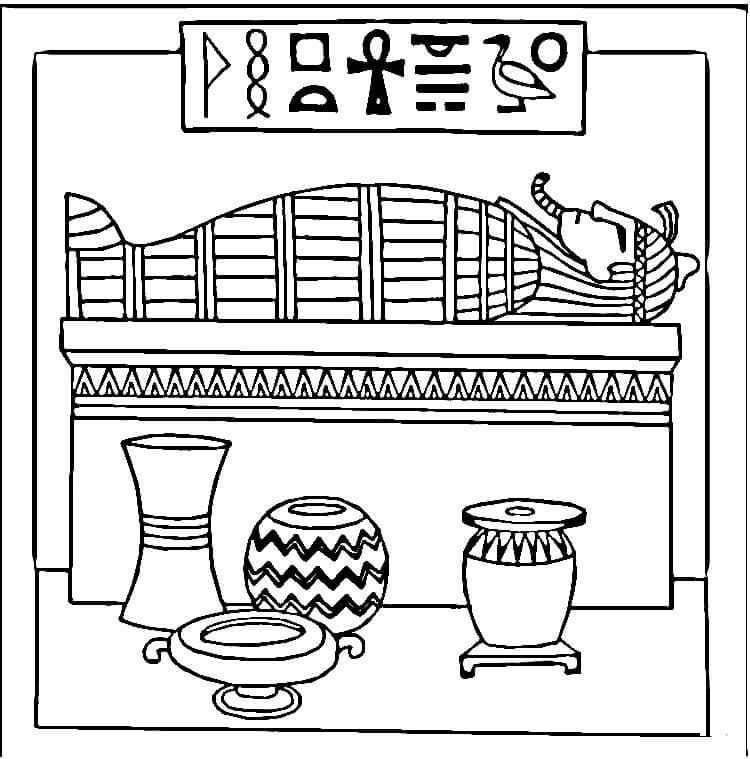Sarcophagus Coloring Game Sarcophagus