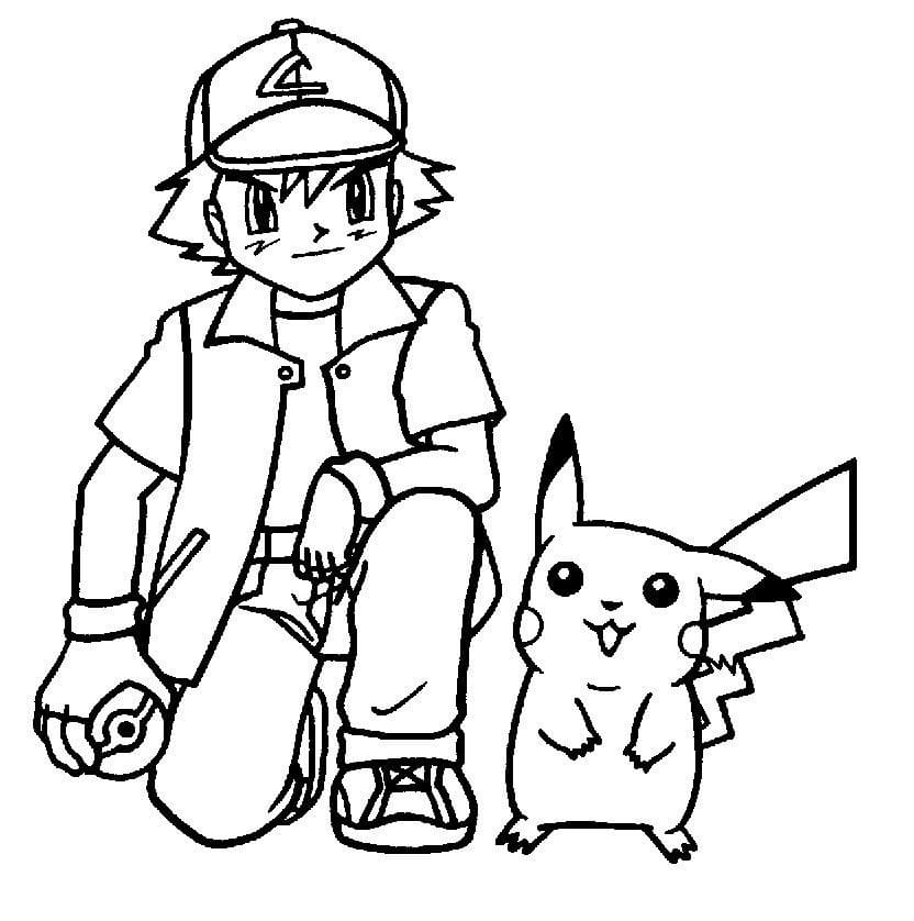 Satoshi and Pikachu