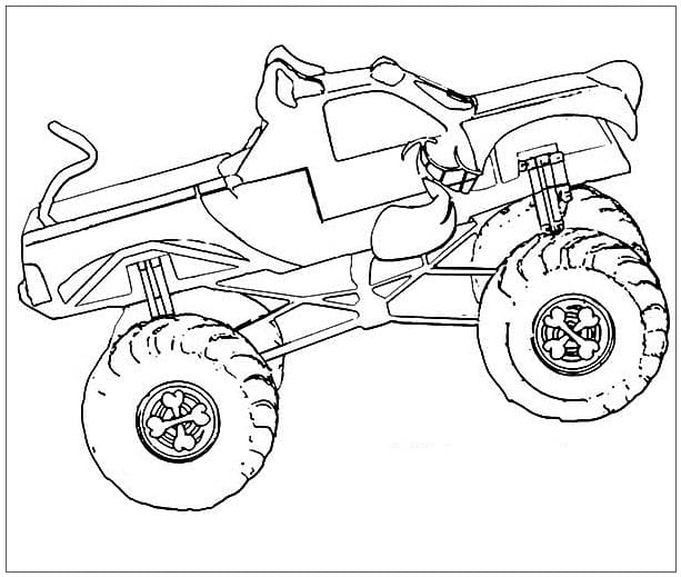 Scooby Monster Truck Coloring Game Scooby Monster Truck