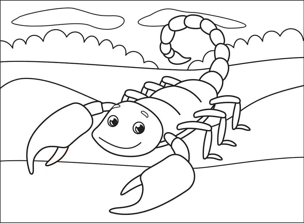 Scorpion Free Printable