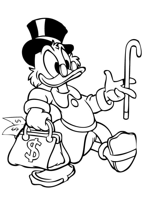 Scrooge McDuck Free Printable
