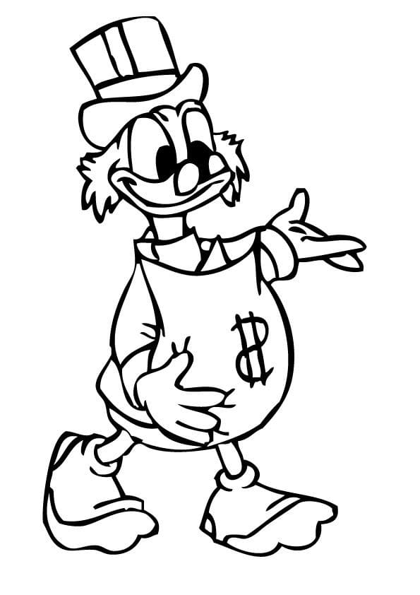 Scrooge McDuck Printable