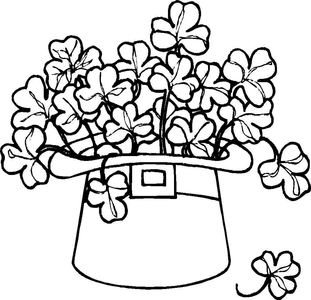 Shamrocks Hat Coloring Game Shamrocks Hat