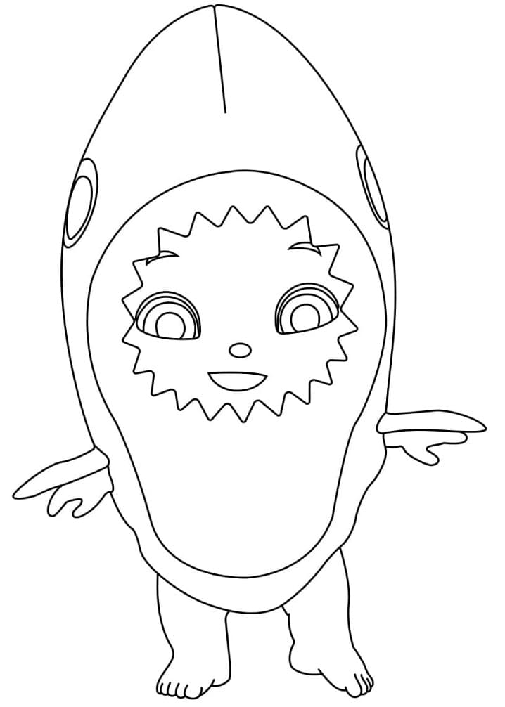 Shark Costume Little Baby Bum Coloring Game Shark Costume Little Baby Bum