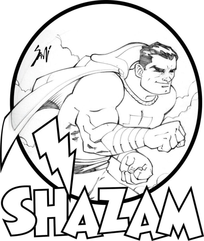 Shazam Printable