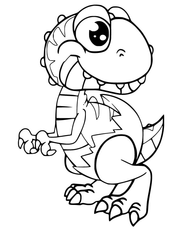 Shelldon the Baby Dinosaur Coloring Game Shelldon the Baby Dinosaur