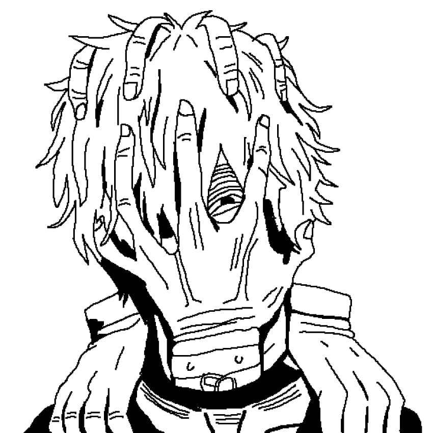 Shigaraki in My Hero Academia