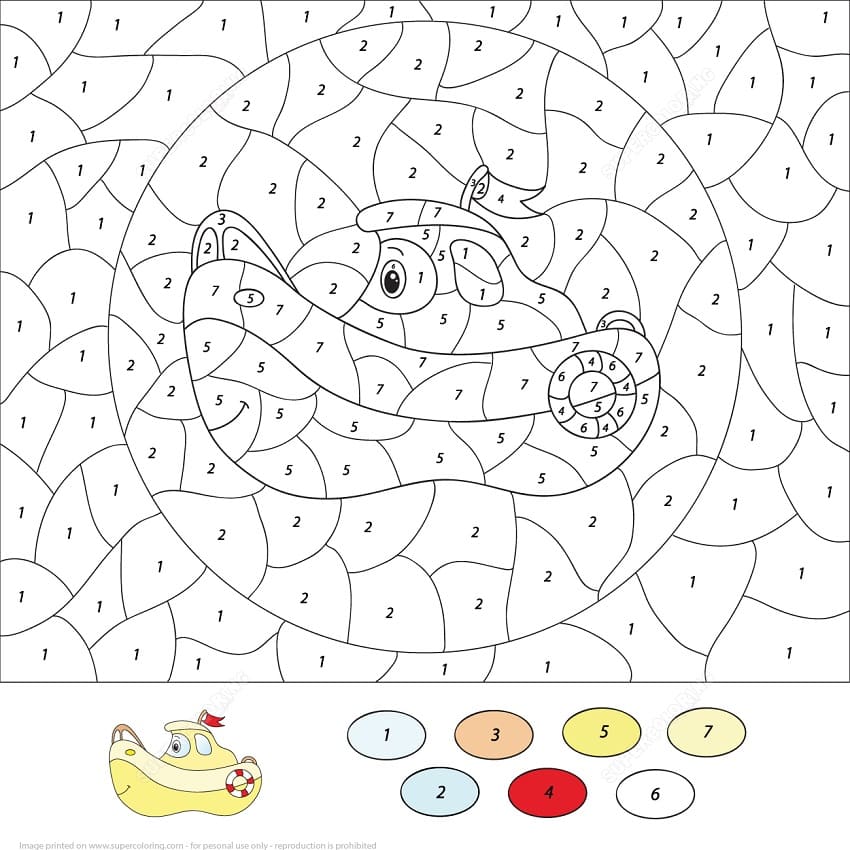 Ship Color by Number