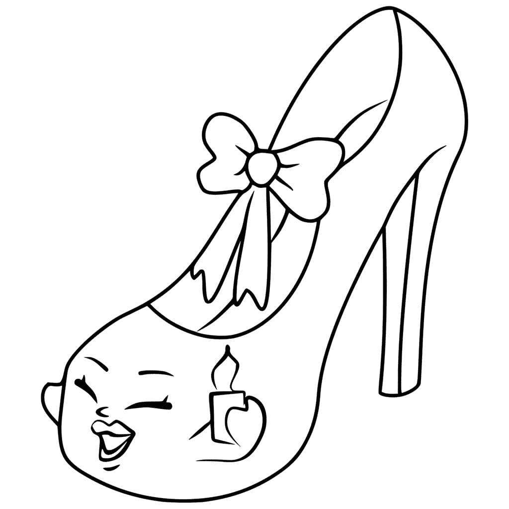 Shoes Prommy Shopkins Coloring Game Shoes Prommy Shopkins