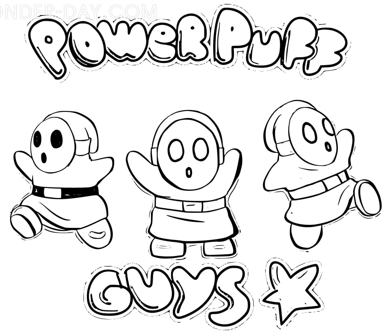 Shy Guy Mario Free Coloring Game Shy Guy Mario Free