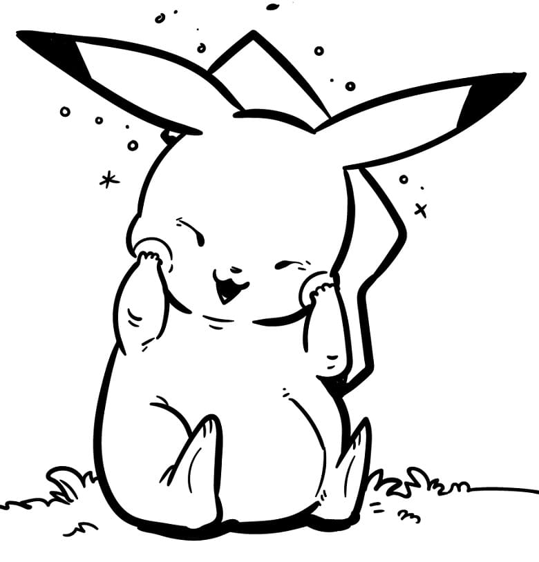 Shy Pikachu
