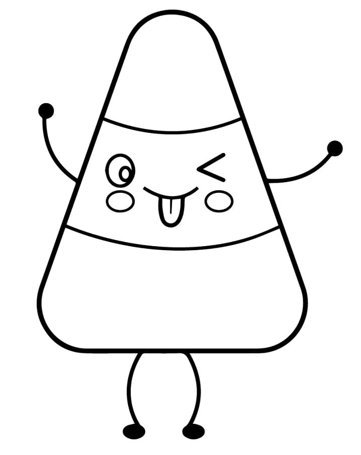 Silly Candy Corn Coloring Game Silly Candy Corn