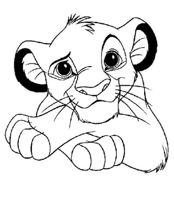 Happy Simba Coloring - Play Free Coloring Game Online