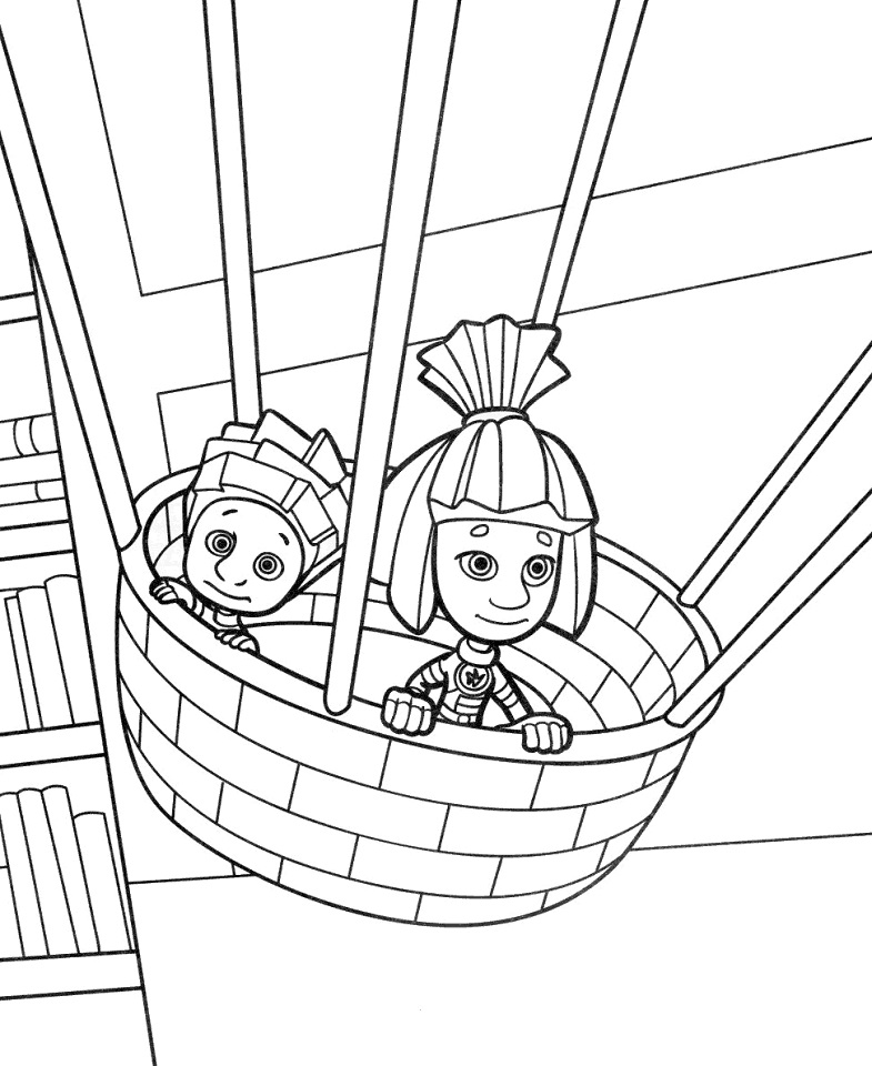 Simka and Nolik Flying