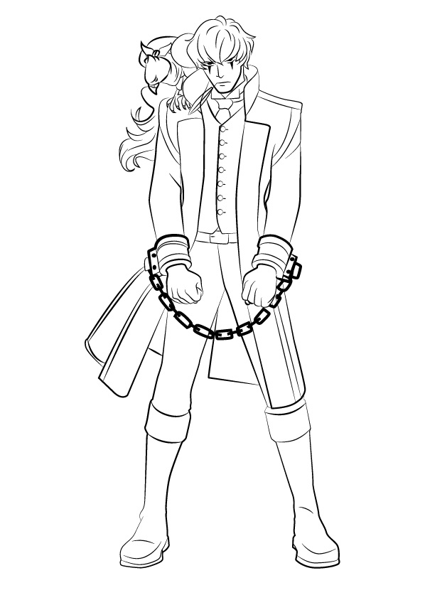 Simon Blackquill from Ace Attorney