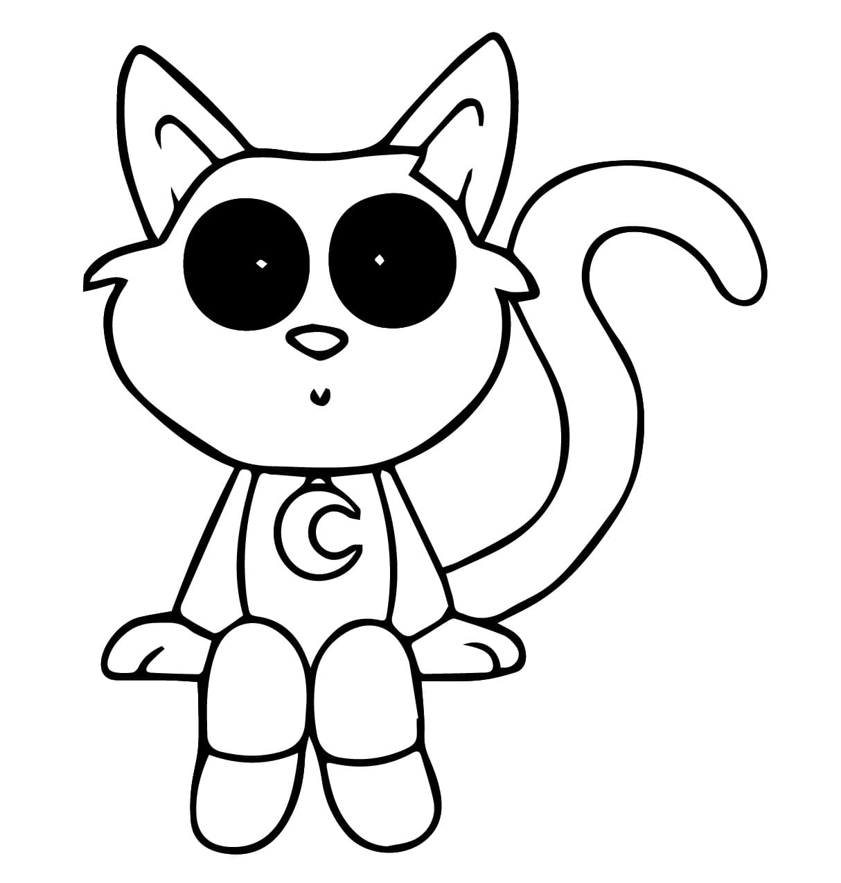 Simple Catnap Coloring Game Simple Catnap