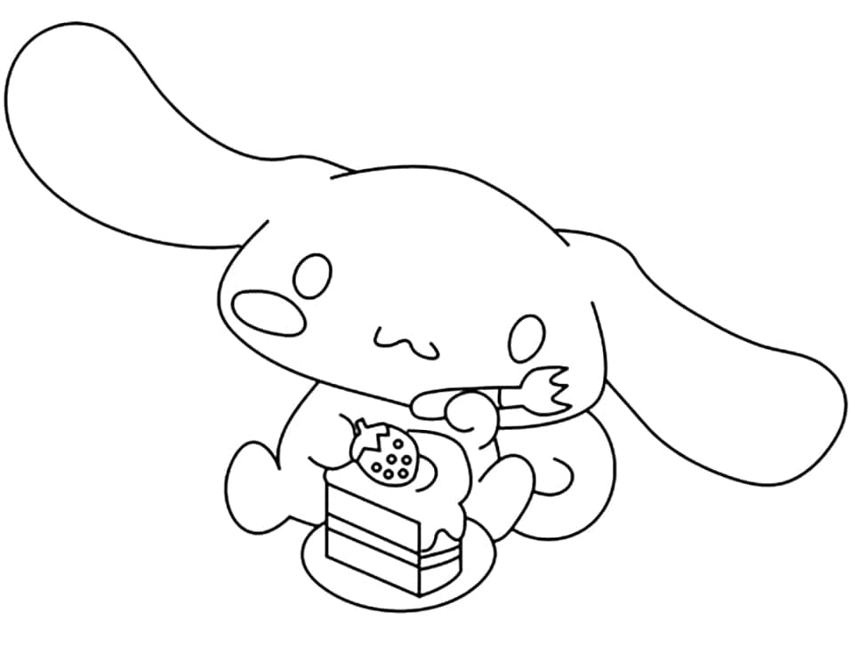 Simple Cinnamoroll Coloring Game Simple Cinnamoroll