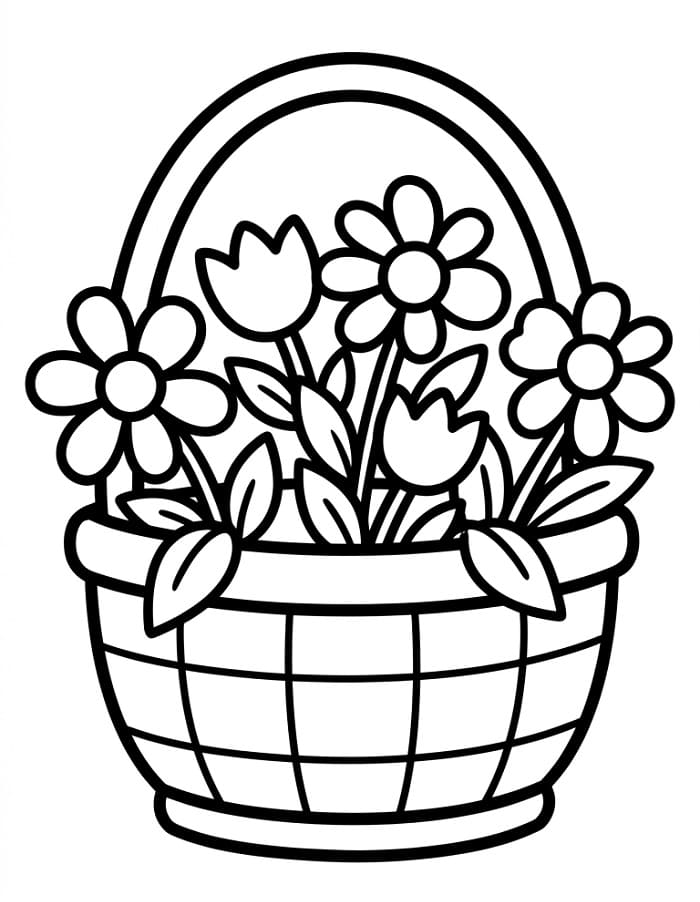 Simple Flower Basket