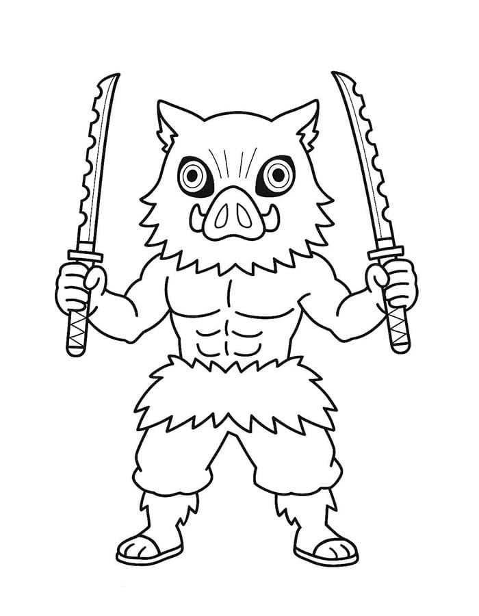 Simple Inosuke Hashibira