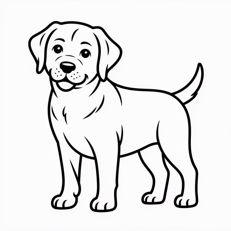 Simple Labrador Dog