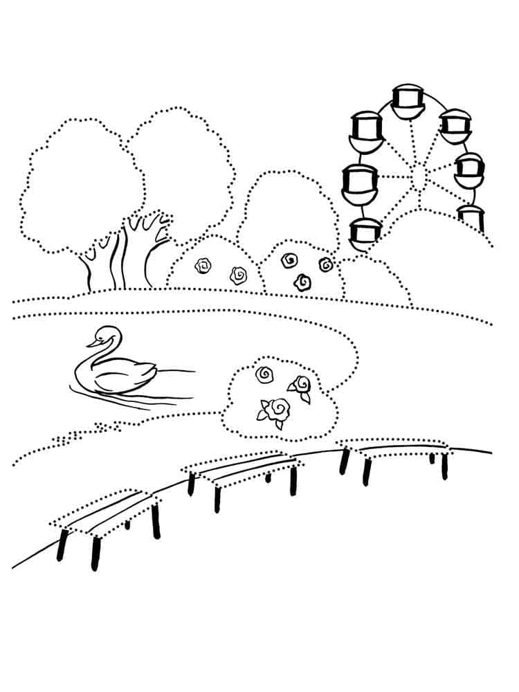 Simple Park Coloring Game Simple Park