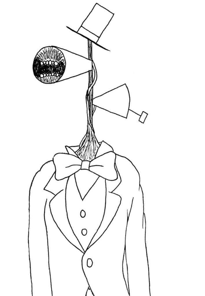 Siren Head Gentleman Coloring Game Siren Head Gentleman
