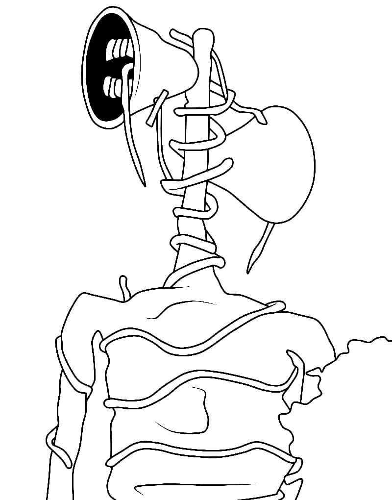 Siren Head Images Coloring Game Siren Head Images