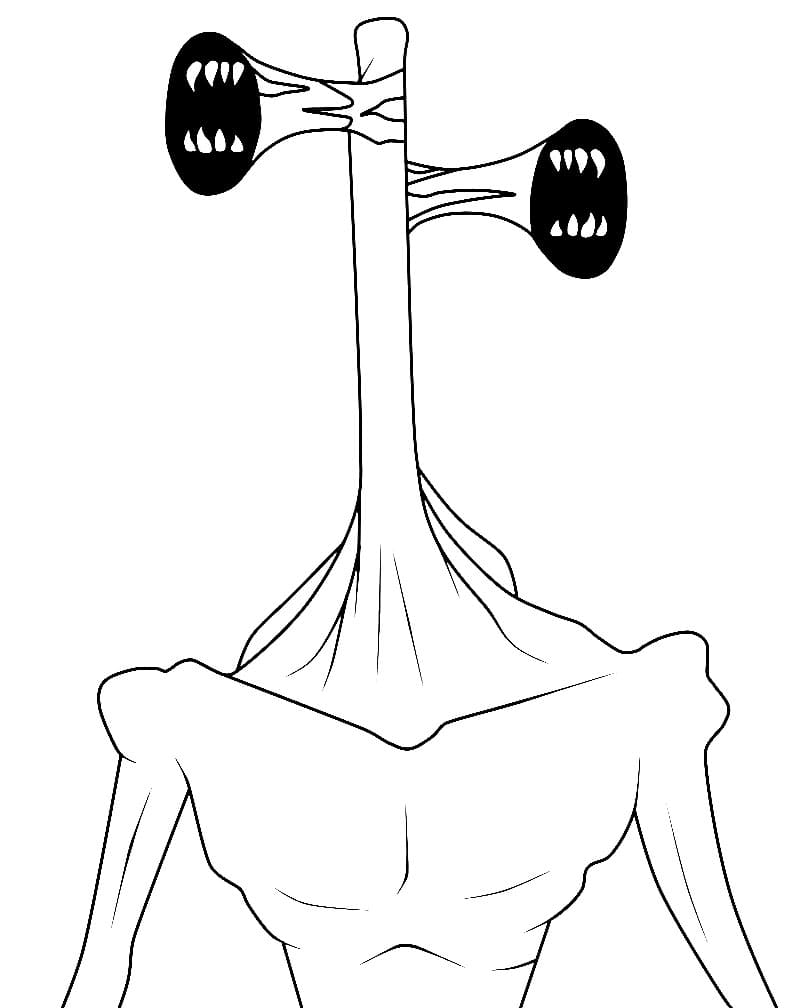Siren Head Picture Coloring Game Siren Head Picture