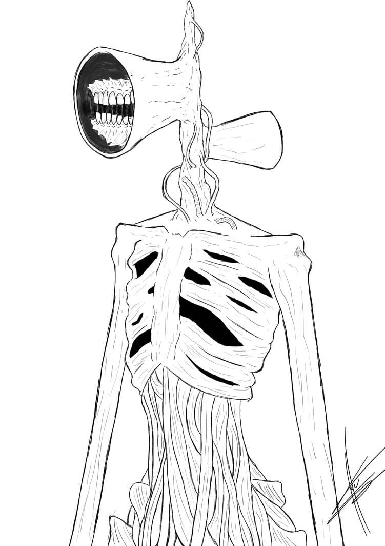 Siren Head 10 Coloring Game Siren Head 10