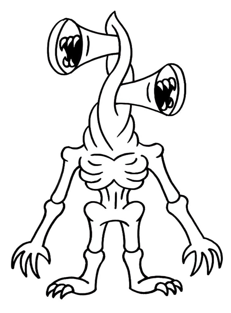 Siren Head 12 Coloring Game Siren Head 12