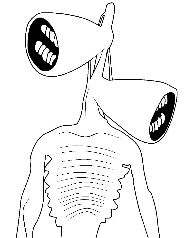Siren Head for Kid Coloring Game Siren Head for Kid