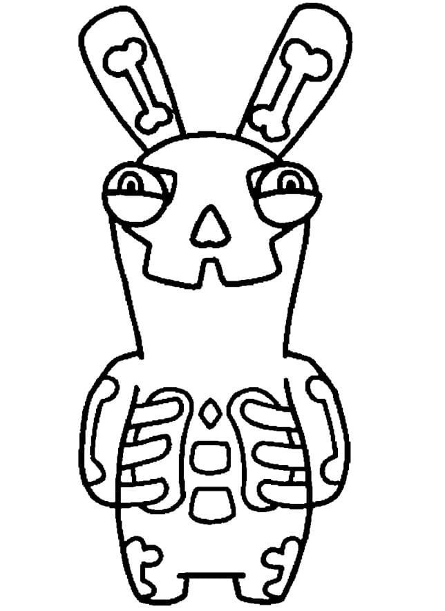 Skeleton Rabbid Stumble Guys