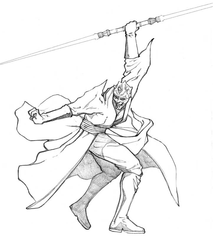 Sketch Darth Maul