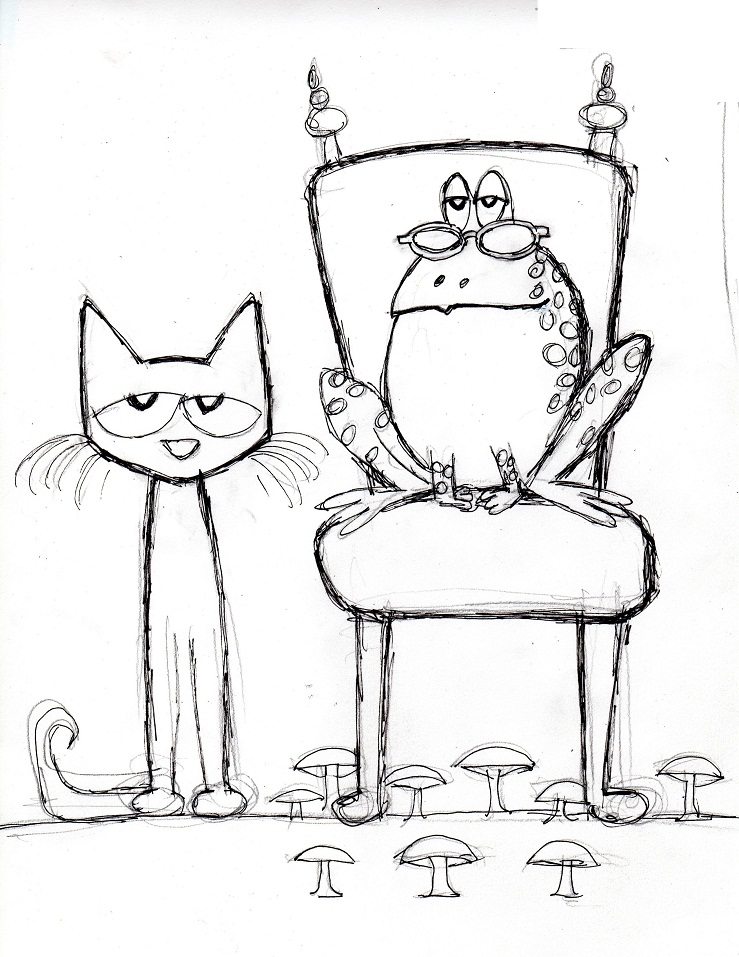 Sketch Pete the Cat 1
