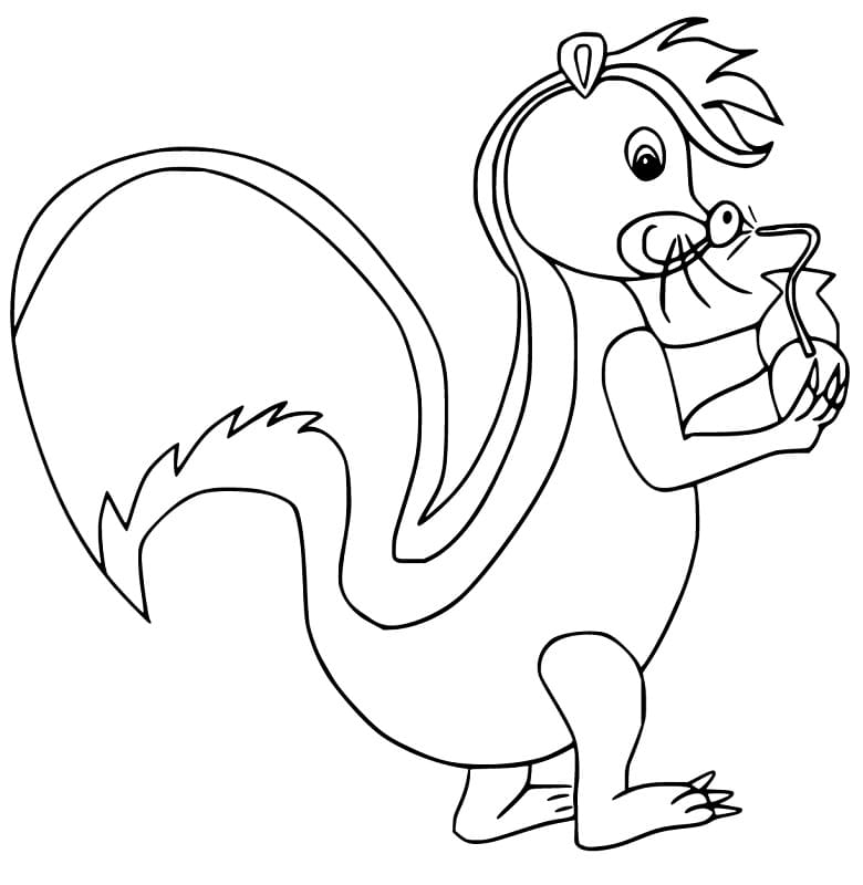 Skunk Printable
