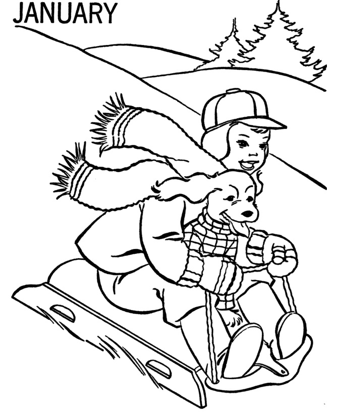 Sledding January