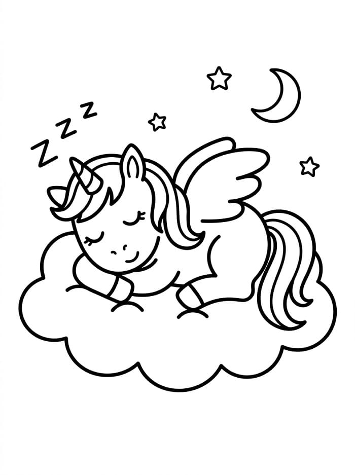 Sleeping Alicorn