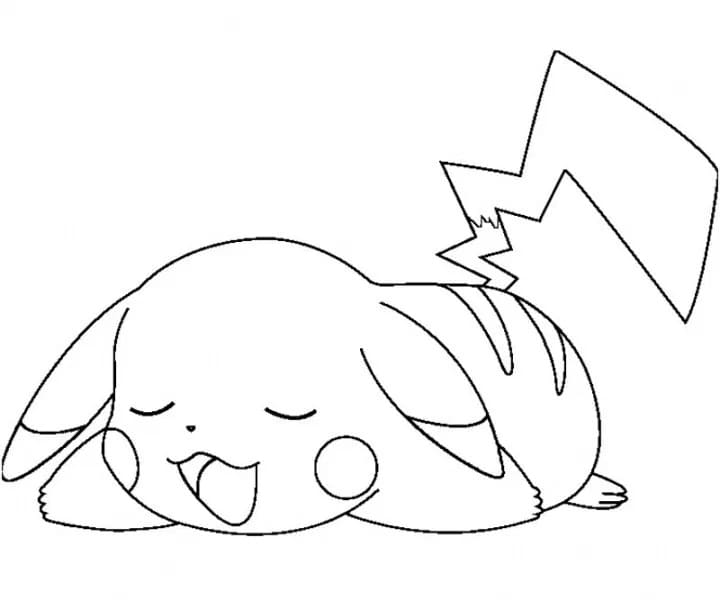 Sleeping Pikachu