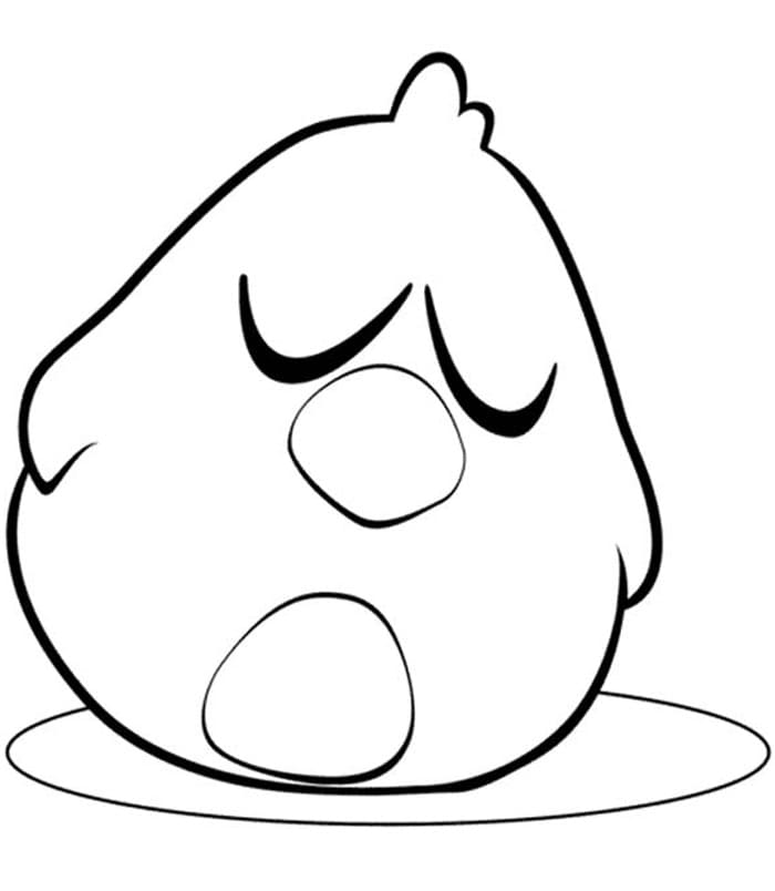 Sleepy Bird Coloring Game Sleepy Bird