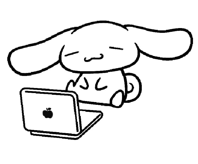 Sleepy Cinnamoroll Coloring Game Sleepy Cinnamoroll