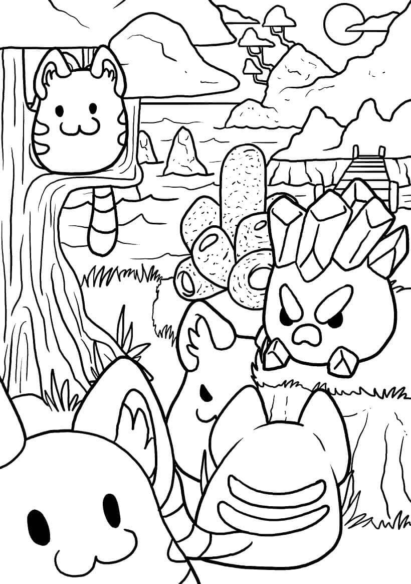 Slime Farm Coloring Game Slime Farm
