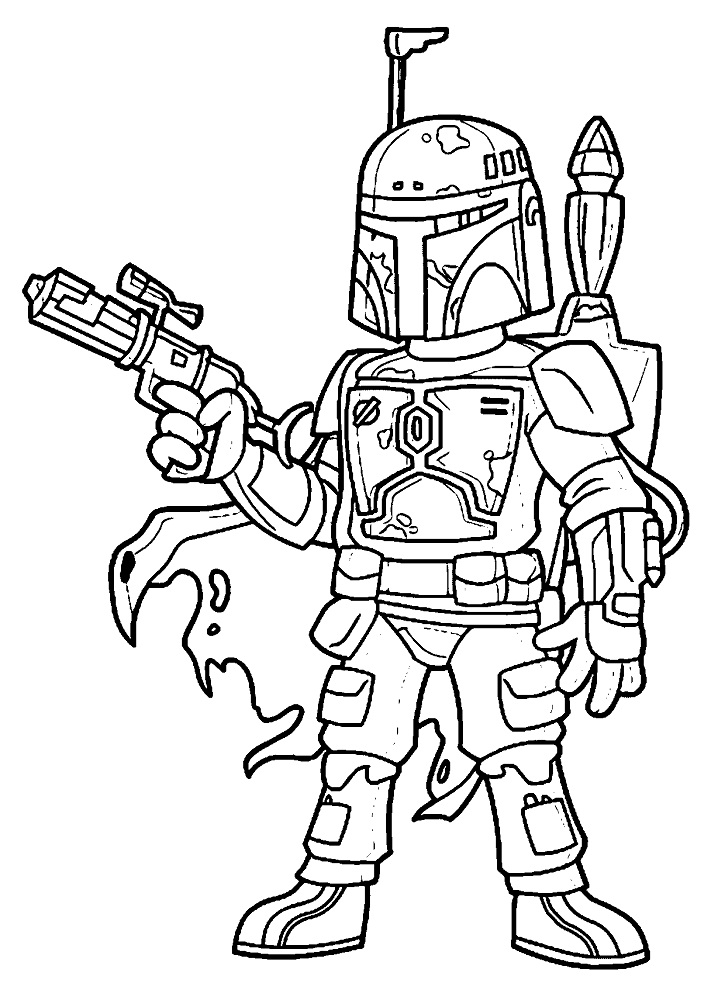 Small Boba Fett Coloring Game Small Boba Fett