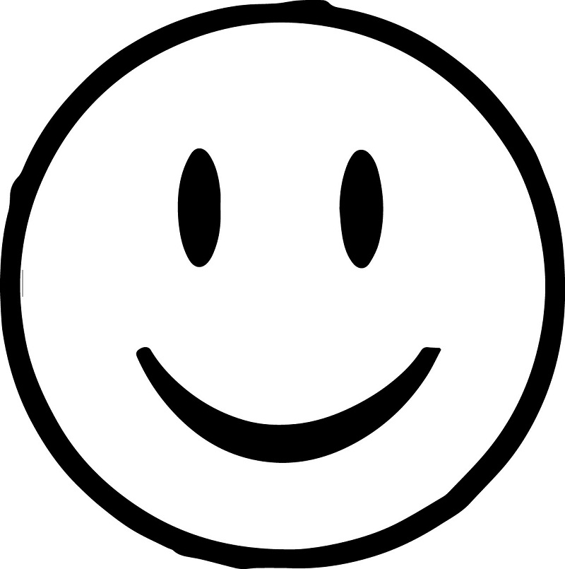 Smiley Face 1 Coloring - Play Free Coloring Game Online