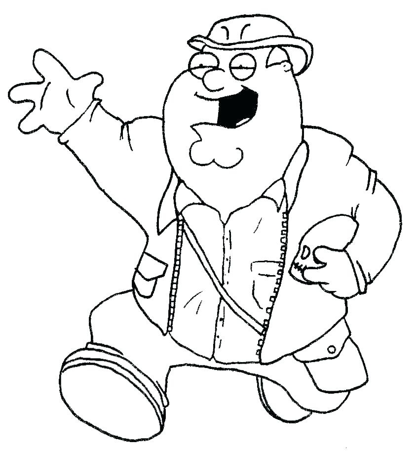 Smiling Peter Family Guy Coloring Game Smiling Peter Family Guy