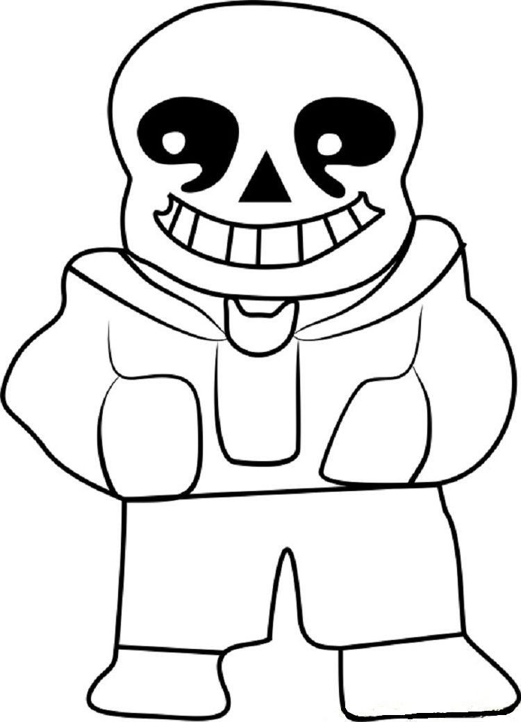 Smiling Sans Coloring Game Smiling Sans