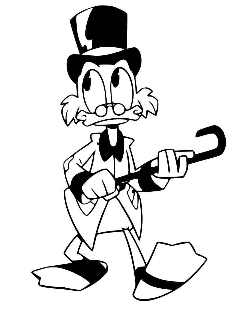 Smiling Scrooge McDuck