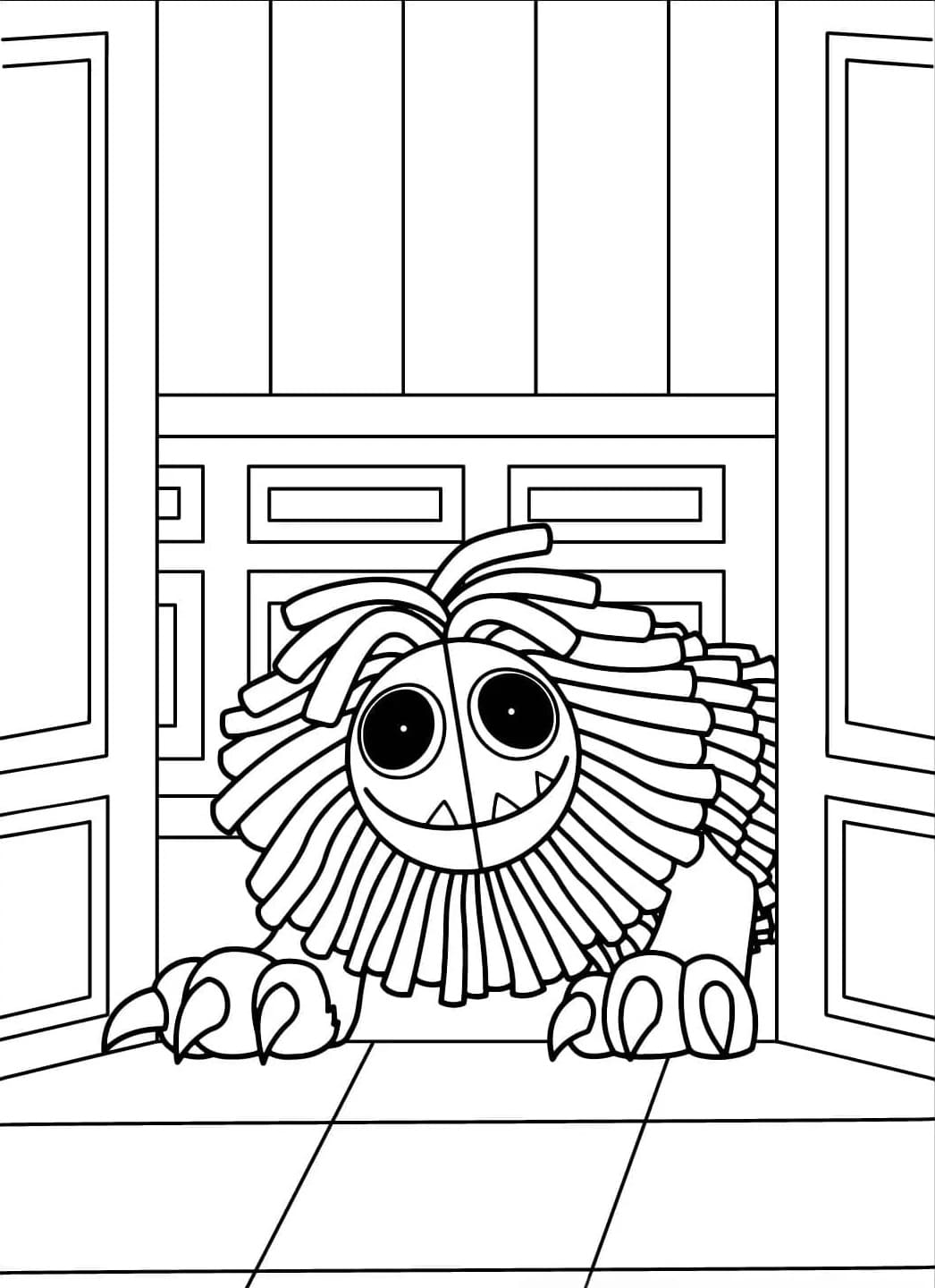 Smiling Yarnaby Coloring Game Smiling Yarnaby