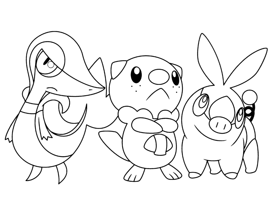 Snivy Oshawott Tepig